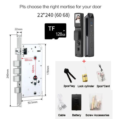 Advanced Biometric Digital Fingerprint Door Lock System