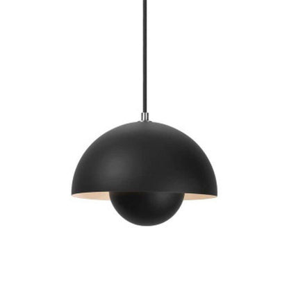 Scandinavian Style LED Pendant Light with Plant Holder – Modern Aluminum Design 14