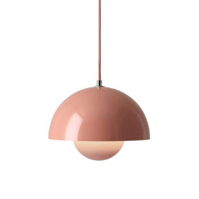 Scandinavian Style LED Pendant Light with Plant Holder – Modern Aluminum Design 9