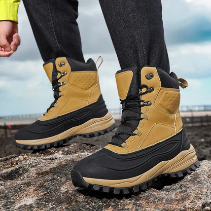 Warm Insulated Snow Boots for Men