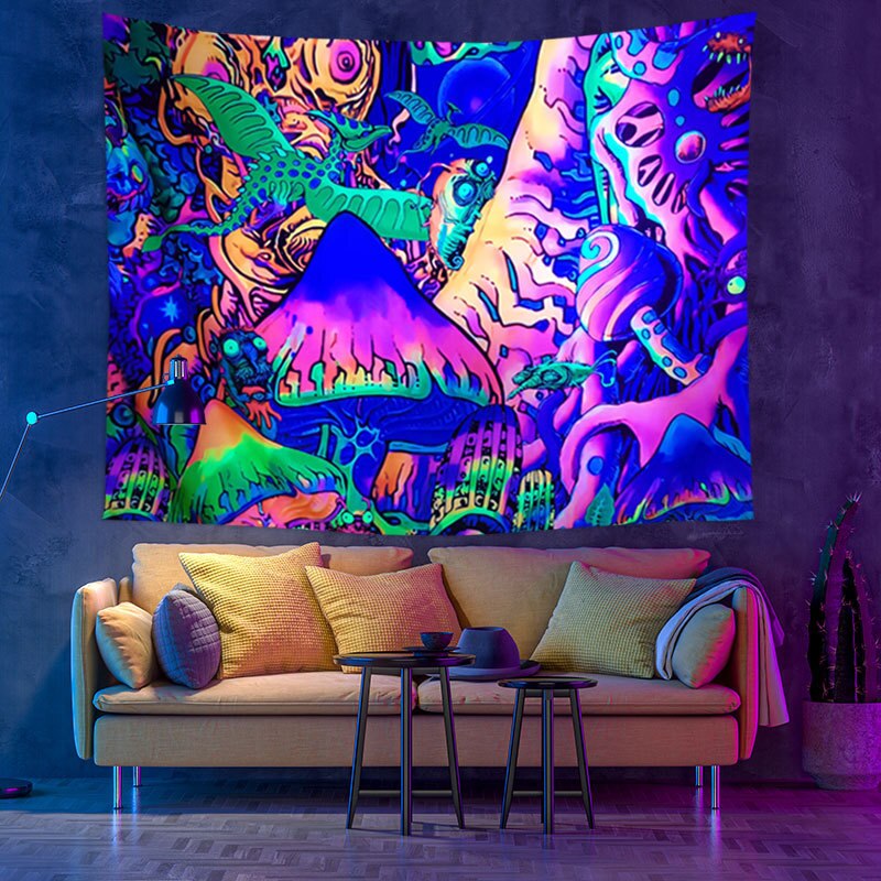 Vibrant Bright Wall Hanging Tapestry