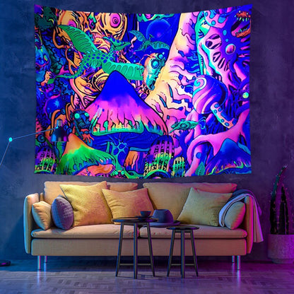 Vibrant Bright Wall Hanging Tapestry