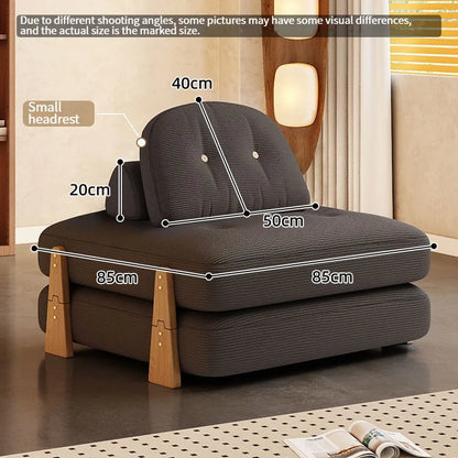 Space Saving Folding Sofa Bed with Mattress