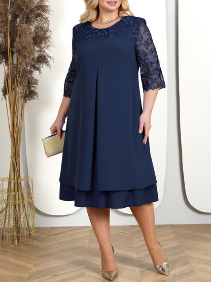 Stunning Large Size Formal Gown