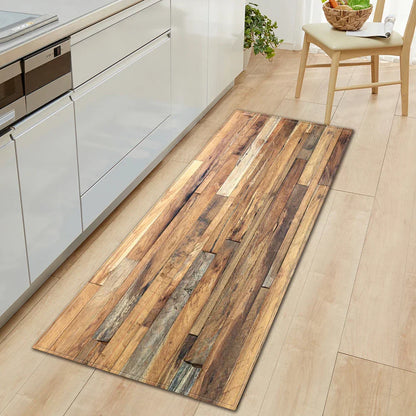 Classic Wooden Style Anti-slip Area Rugs - Pexav