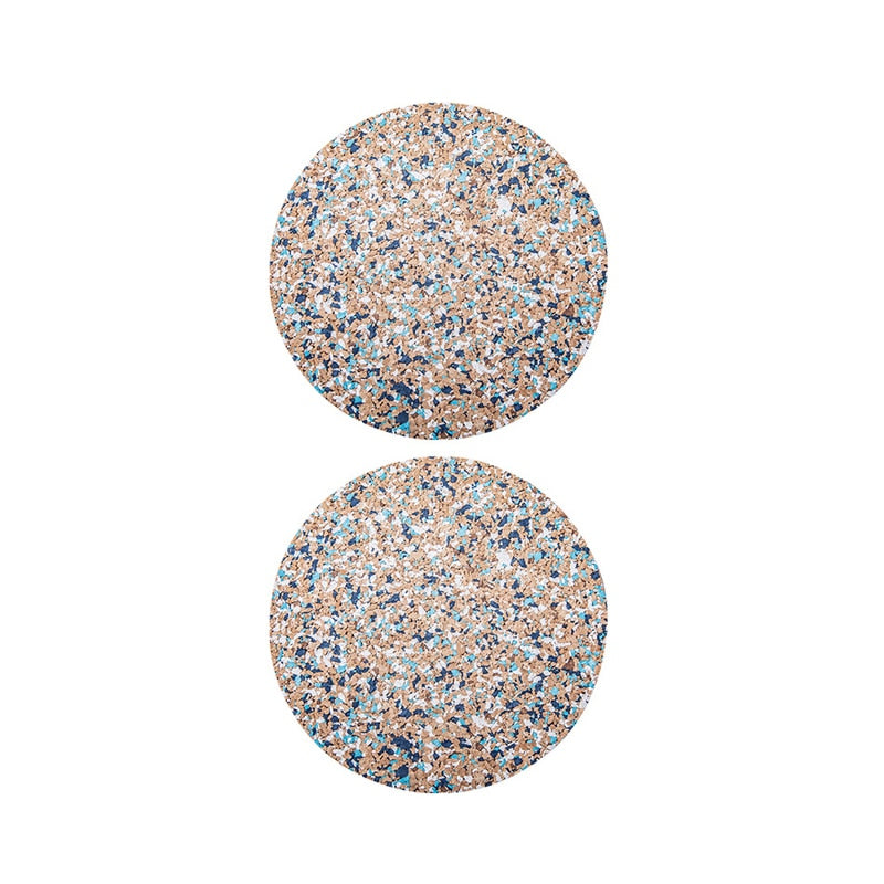 Vibrant Round Wine Coaster