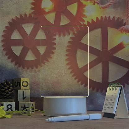 Bright LED Lighted Whiteboard Display Board