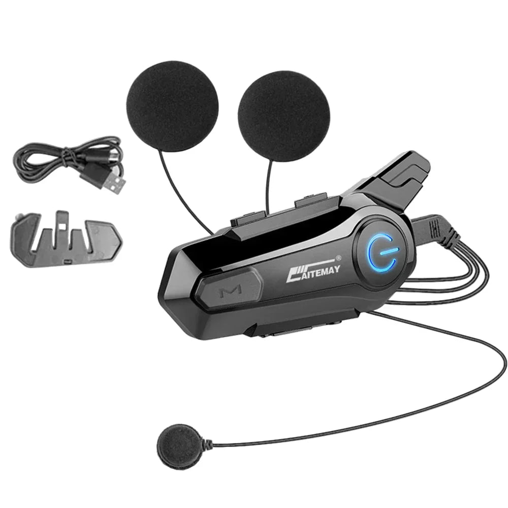 Waterproof Motorcycle Bluetooth Intercom Headset System