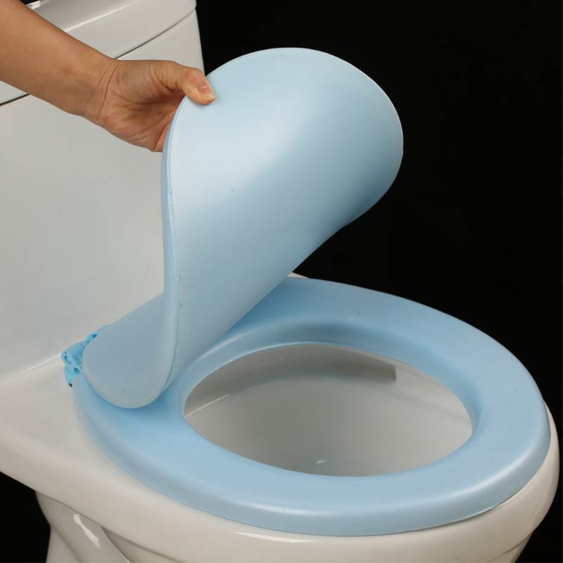 Comfortable Cushioned Bathroom Seat Cover - Pexav
