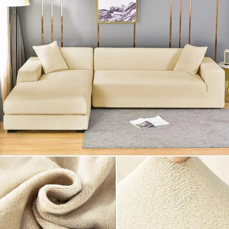Soft Fitted Couch Slipcover
