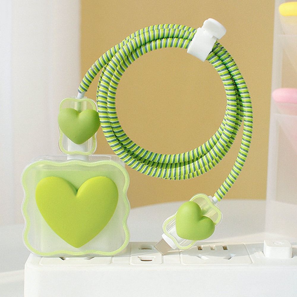 Clear Phone Charging Cord Protective Cover