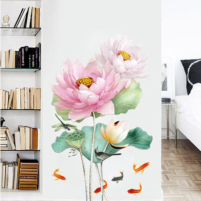 Beautiful Floral Vinyl Wall Decal