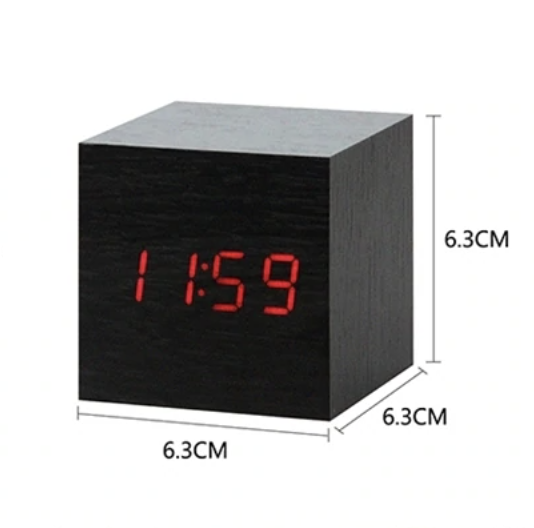 Simple LED Digital Alarm Clock with Voice Control
