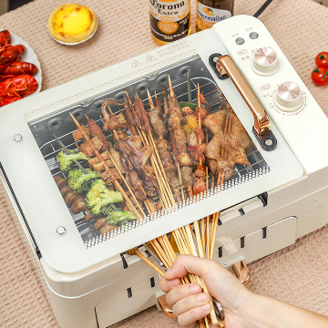 Easy Use Non Stick Rotisserie Electric Oven Grill - Pexav