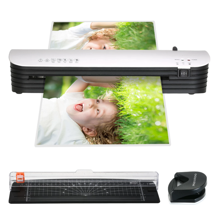 Compact A4 Thermal Laminator Machine with Cutter - Pexav