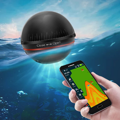 Compact Ice Fishing Depth Finder with 160ft Range - Pexav