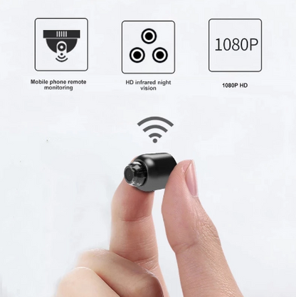 Small Wi-Fi Camera with Wide Angle Lens & Mobile Control
