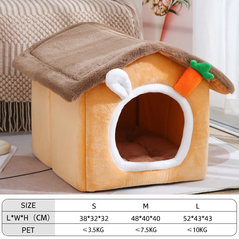 Cozy Removable Soft Pet Bed House