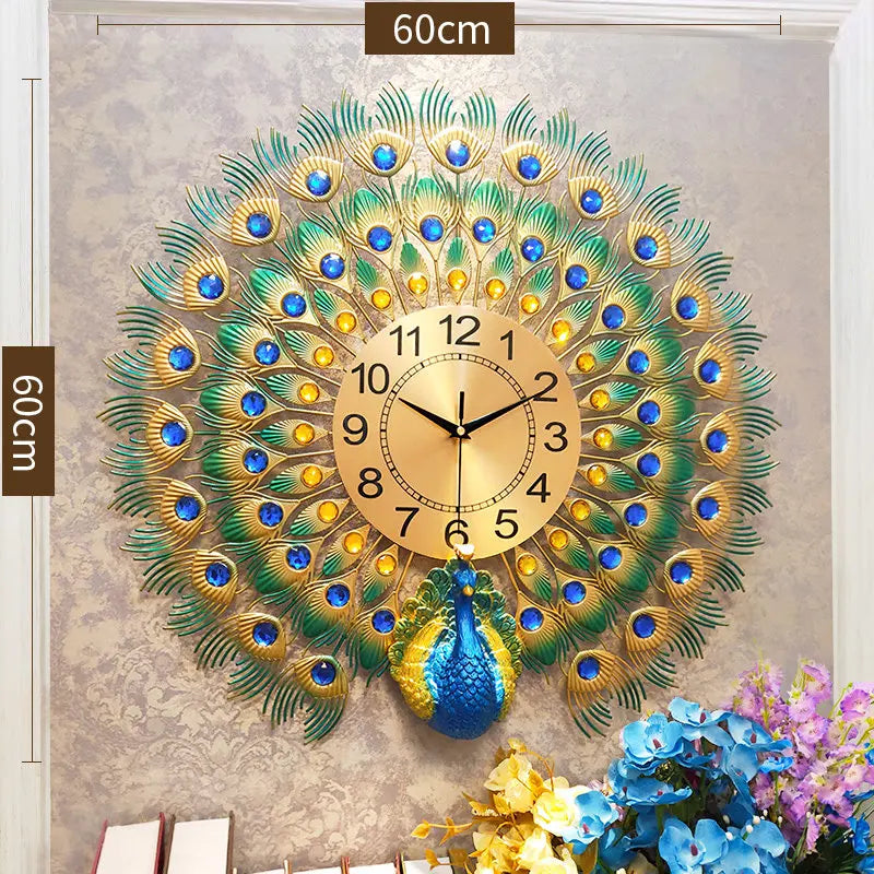 Vibrant Colorful Bird Wall Clock