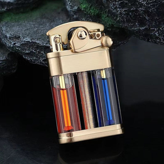 Stylish Vintage Thin Metal Lighter - Pexav