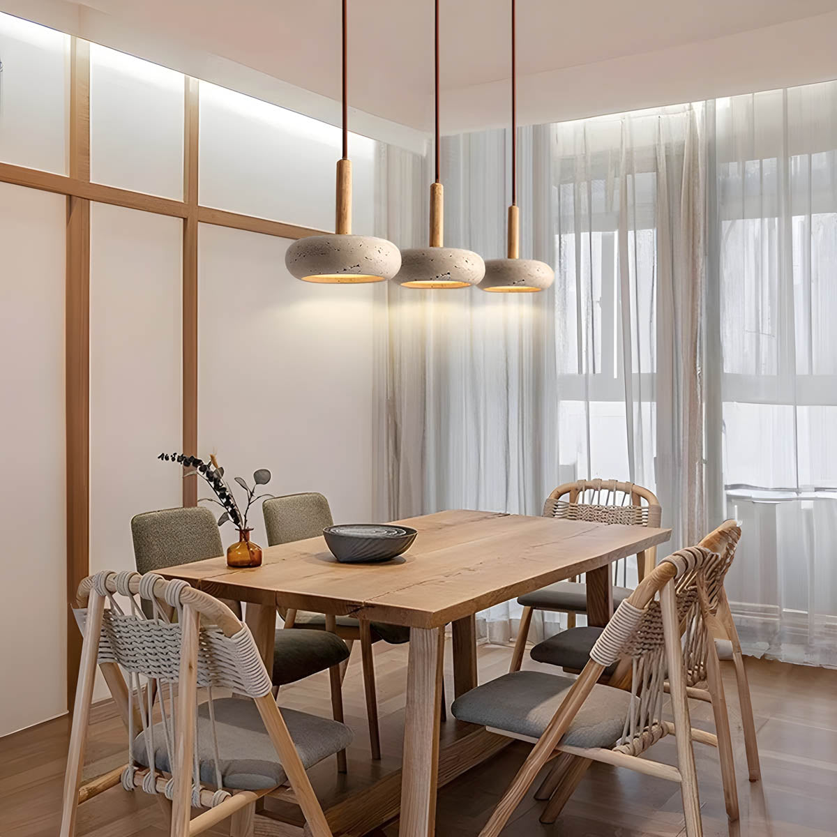 Classic Natural Stone Pendant Lamp