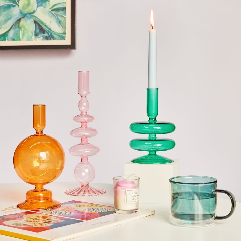 Unique Metal Spiral Candle Stands - Pexav