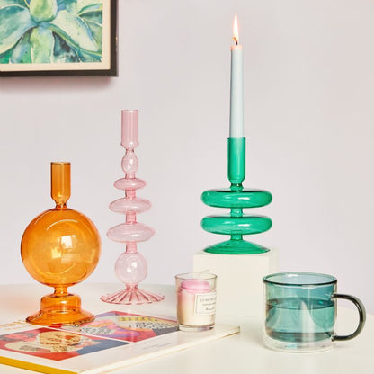 Unique Metal Spiral Candle Stands - Pexav
