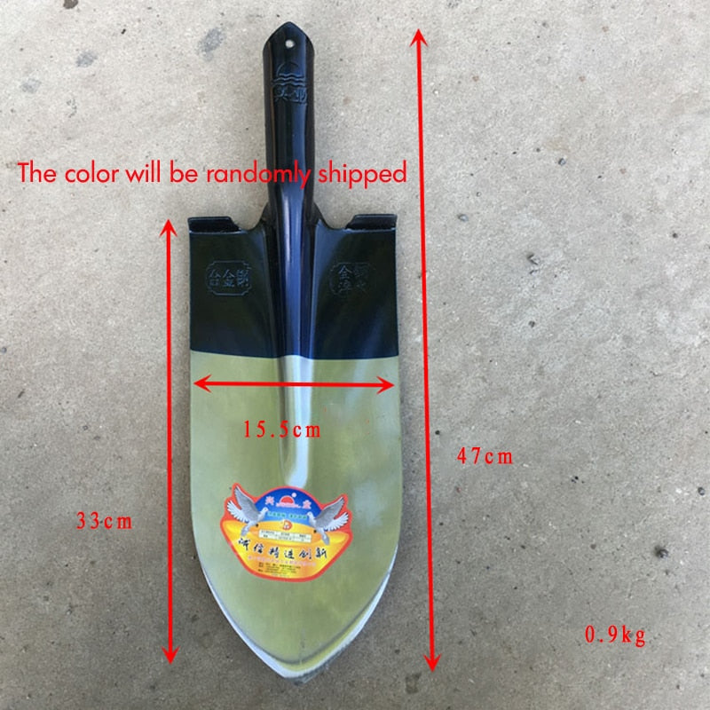 Tough Garden Digging Stainless Steel Scoop Shovel