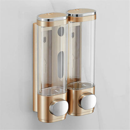 Clear Glass Mounted Soap Dispenser