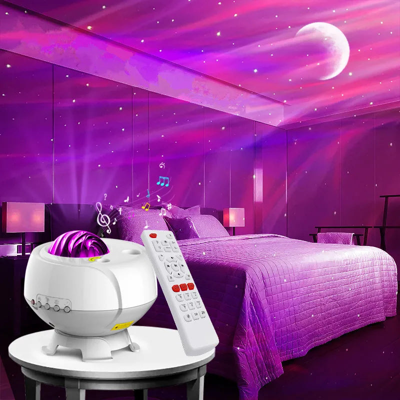 Colorful Cosmos Sound Projector Lamp