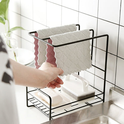 Space Saving Kitchen Sink Storage Rack - Pexav