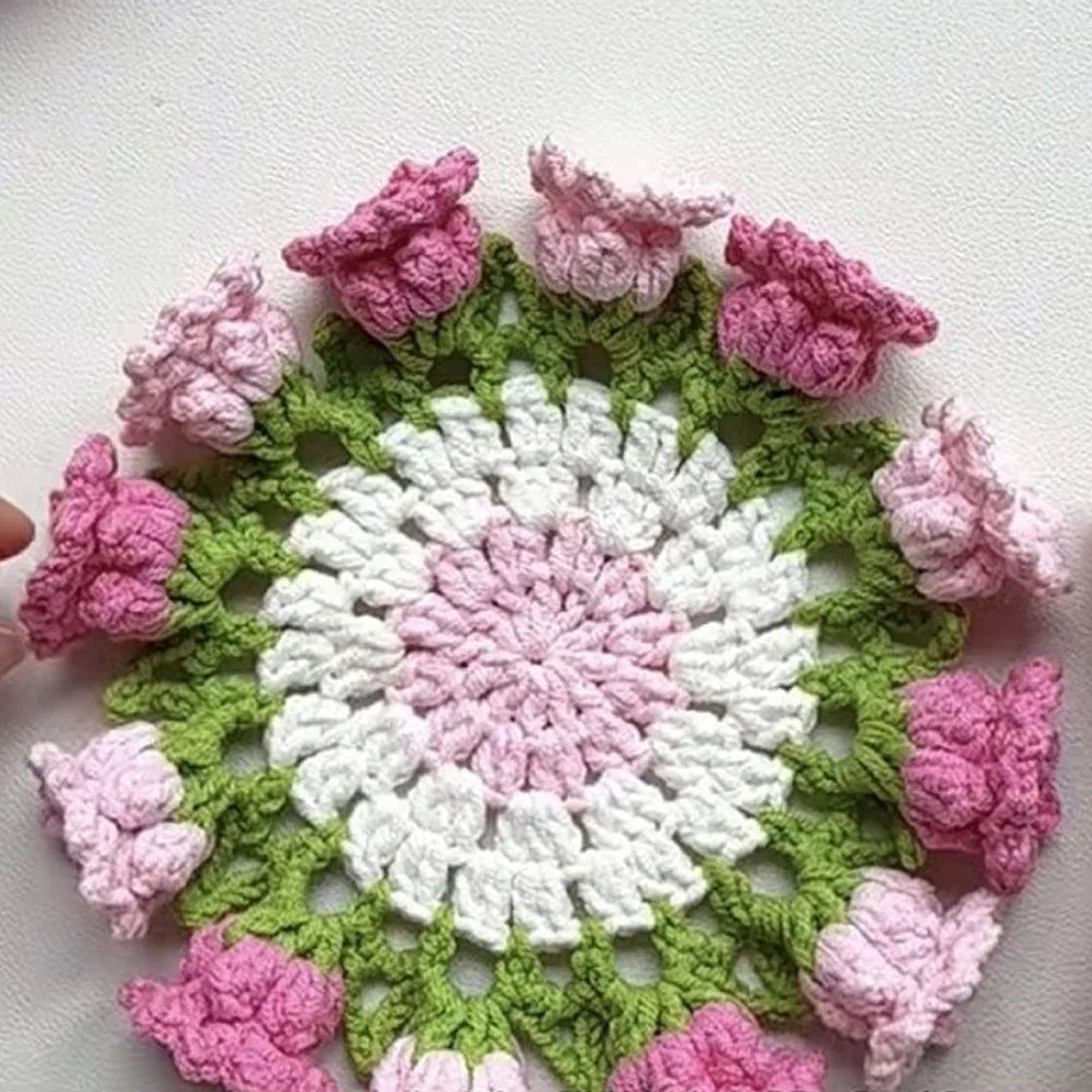 Unique Floral Crochet Flower Arrangement