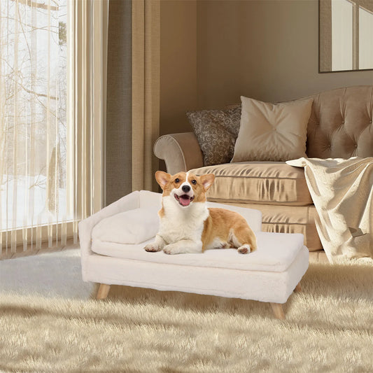 Comfortable Plush Pet Sofa Bed - Pexav