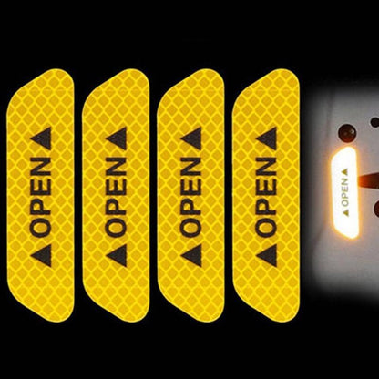 4PCS Safety Reflective Warning Stickers