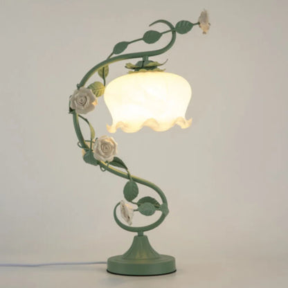 Colorful Floral Table Light Lamp