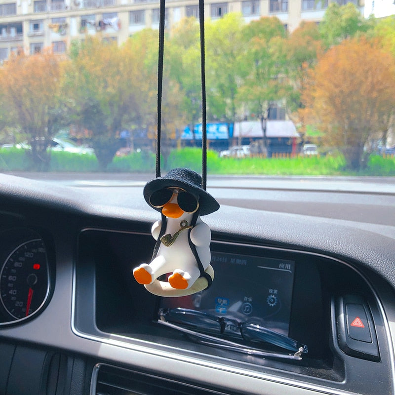 Fun Quacker Car Rearview Mirror Ornament