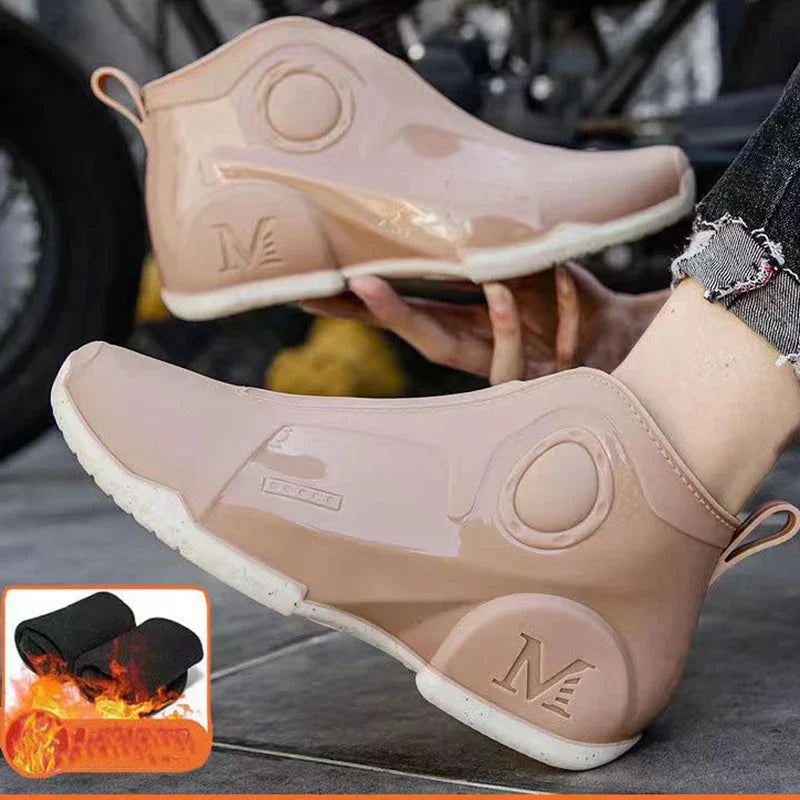 Waterproof Grip Rain Ankle Boots