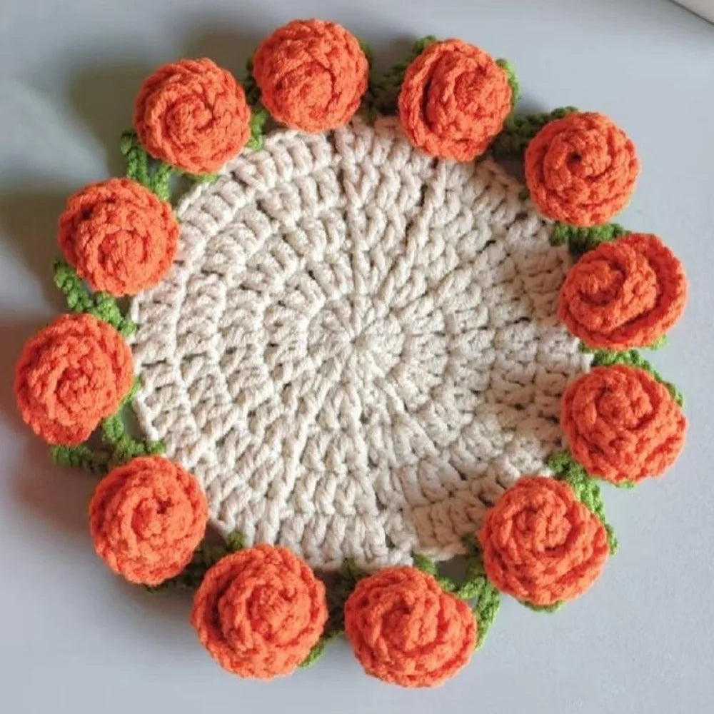 Unique Floral Crochet Flower Arrangement - Pexav