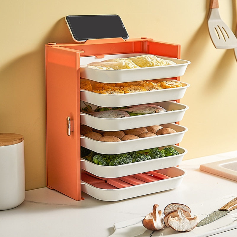 Stackable Kitchen Dish Storage Rack - Pexav