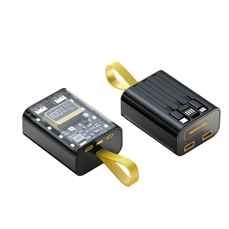 Clear Fast Portable Phone Charger Powerbank