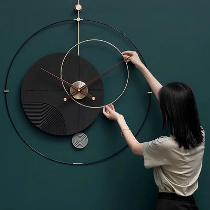 Cosmic Art Stylish Circular Wall Clock - Pexav