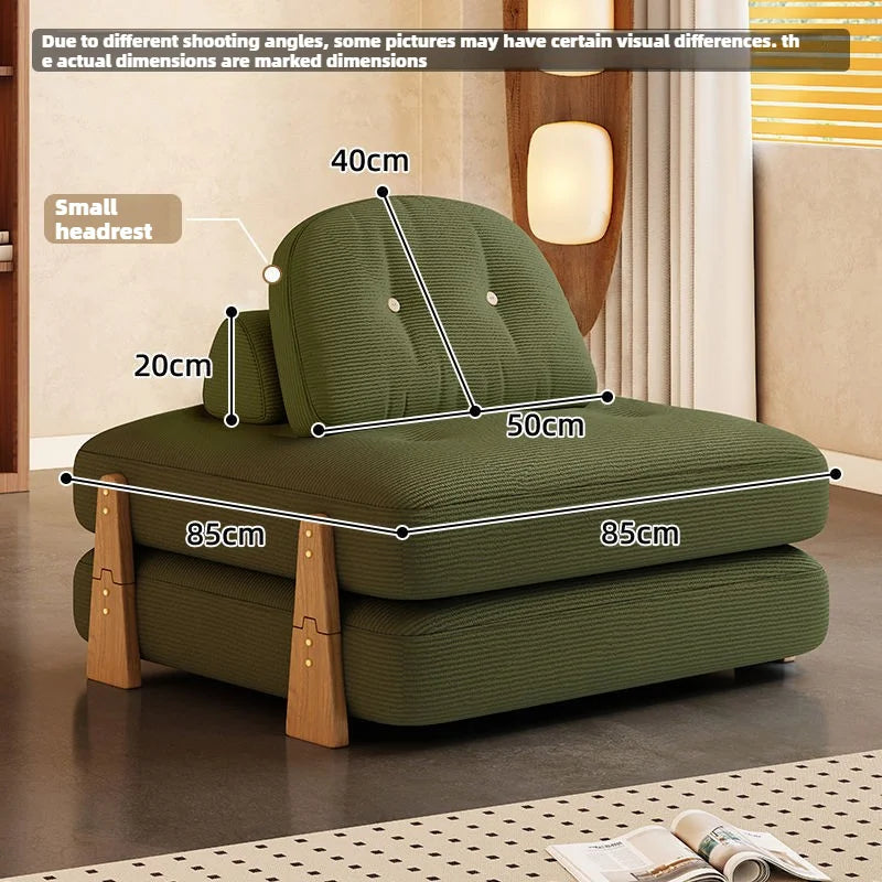 Space Saving Folding Sofa Bed with Mattress