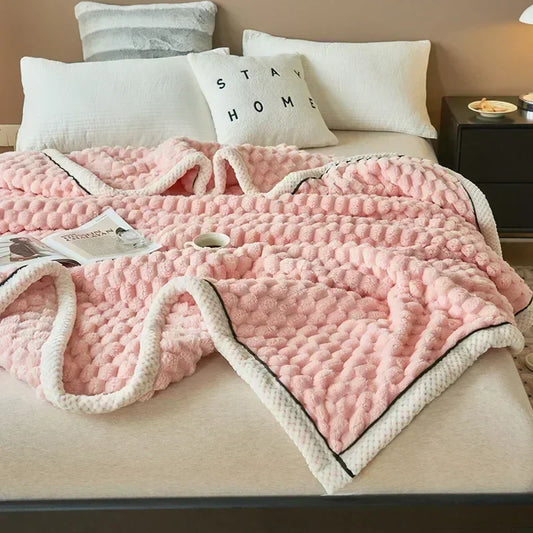 Soft Plush Fall Throw Blanket - Pexav