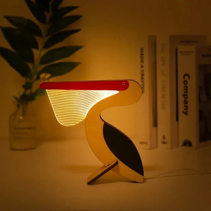 Cute Woodland Animal Table Lamps