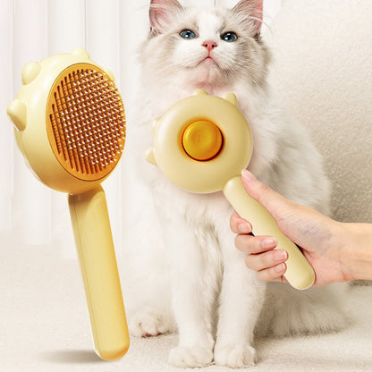 Gentle Pet Grooming Massage Brush Comb - Pexav