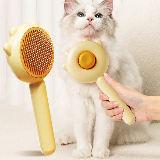 Gentle Pet Grooming Massage Brush Comb - Pexav
