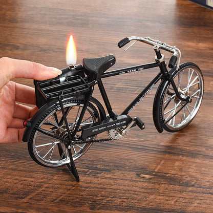 Vintage Style Bicycle Zippo Lighter - Pexav