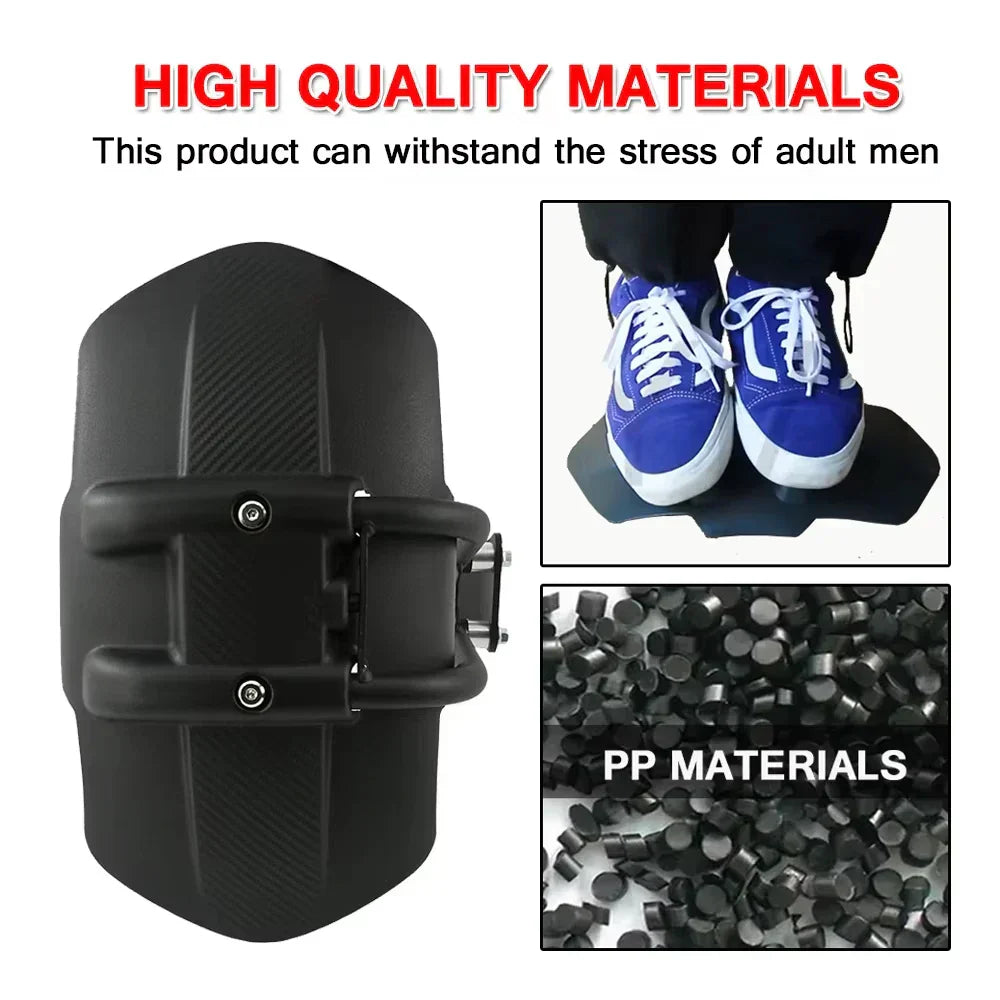 Tough Bike Rear Mudguard with Durable Steel Mount