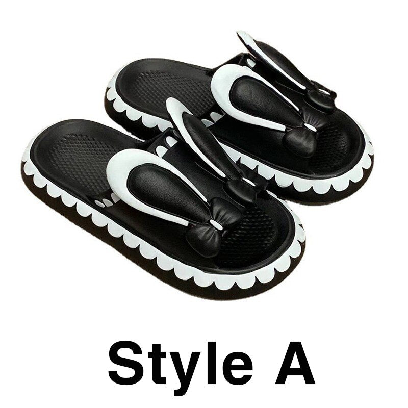 Comfy Bunny Flat Women's Slippers