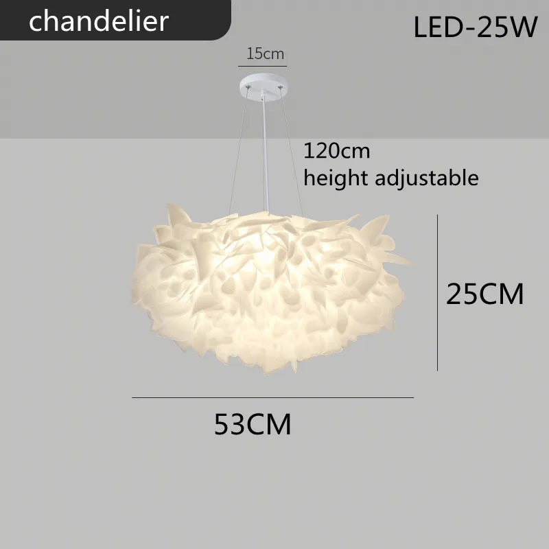 Bright Floral LED Adjustable Ceiling Light Fixture